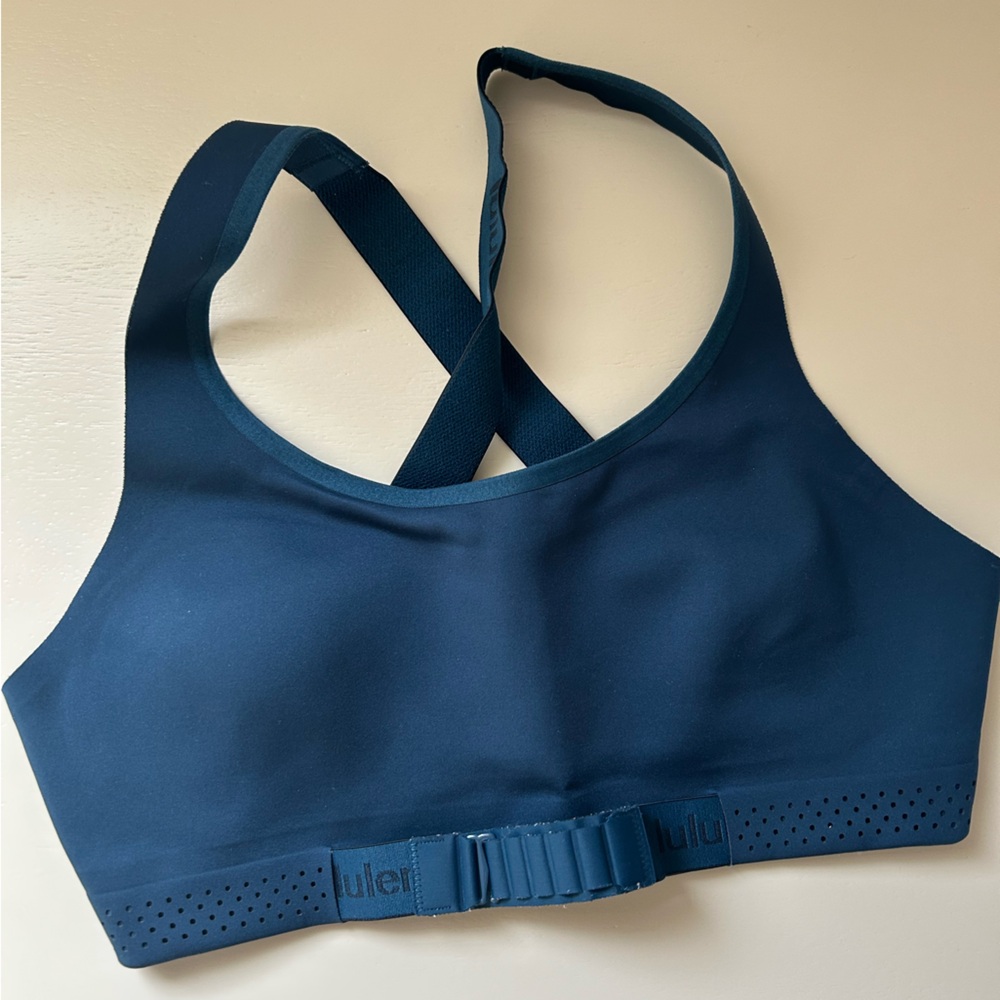 lululemon athletica Dark Teal Sports Bra with Crossback Straps